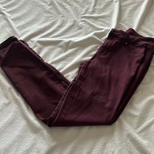 Maroon Maurice’s skinny pant